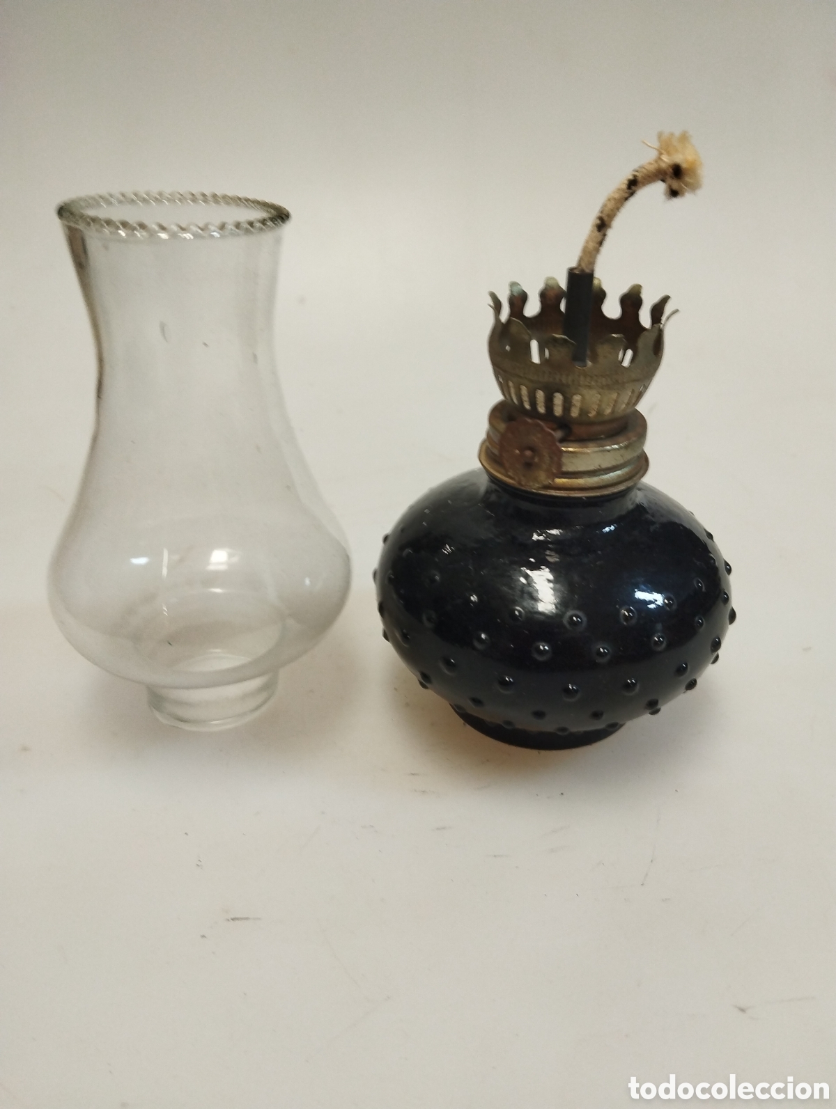 Antig&uuml;edades: Peque&ntilde;o Quinque 20 cm - Foto 3