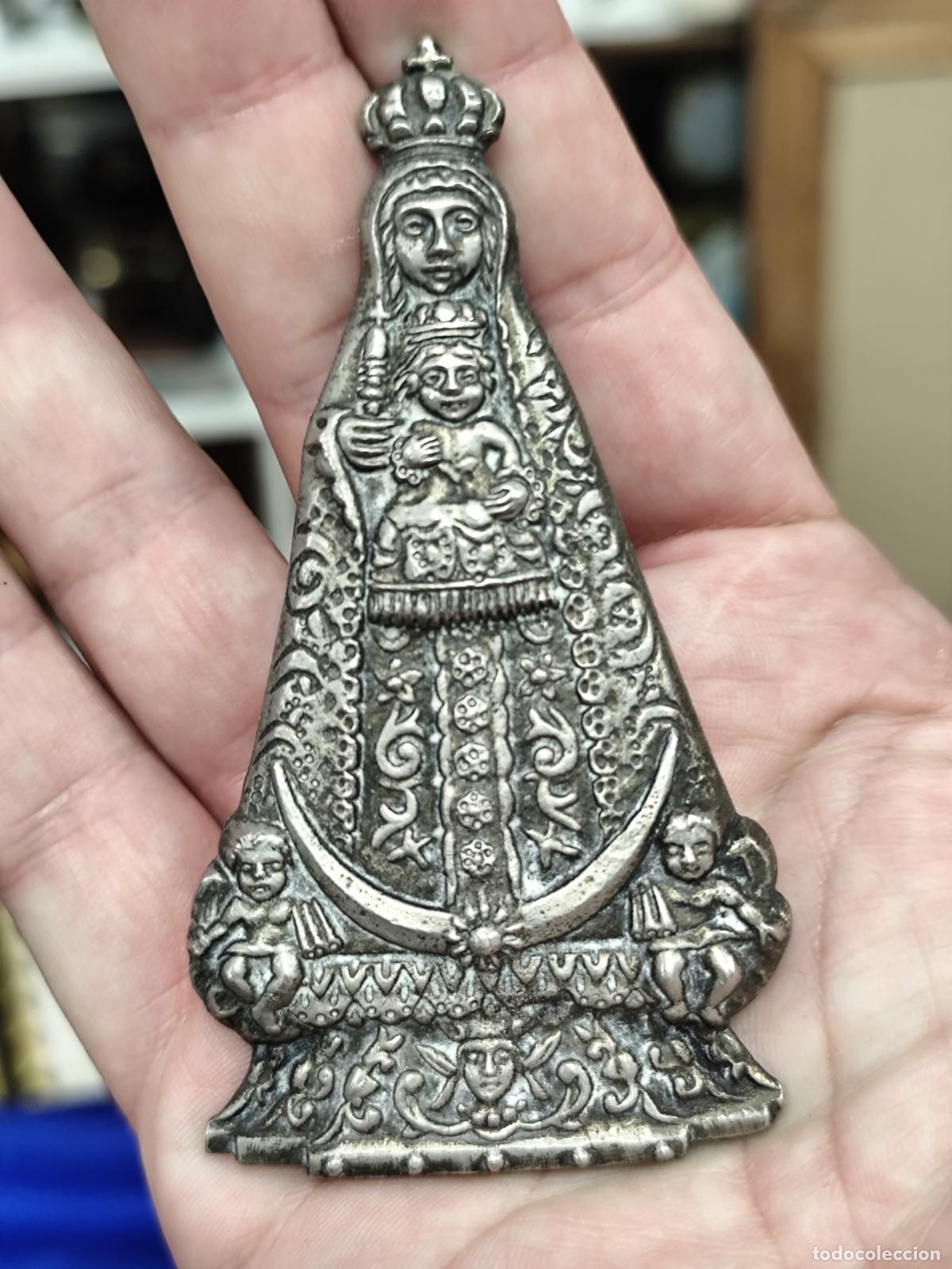 Antig&uuml;edades: PLACA IMAGEN VIRGEN DEL ROCIO - Foto 1