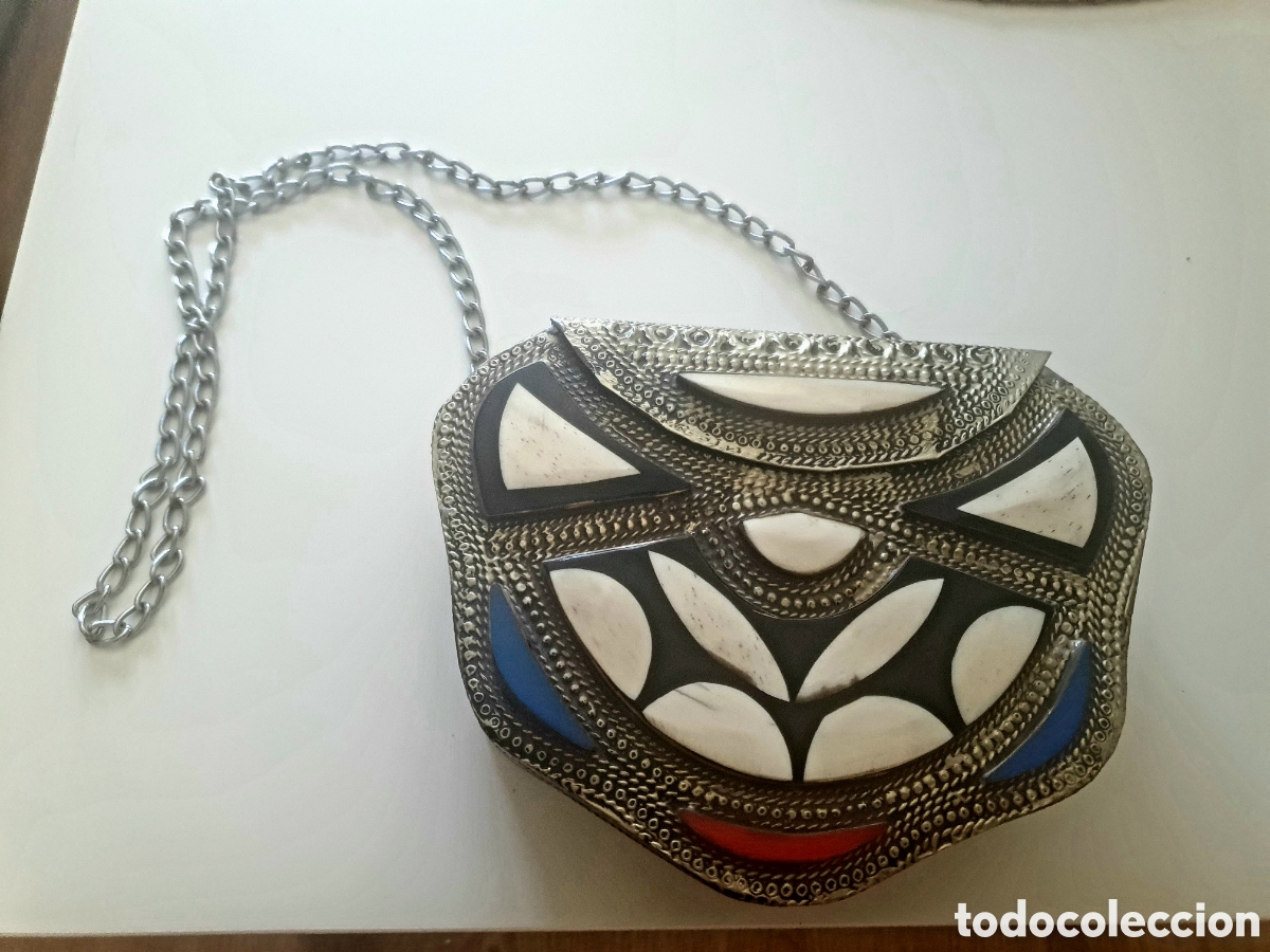 Antig&uuml;edades: Bolso marroqu&iacute; de metal ... - Foto 1