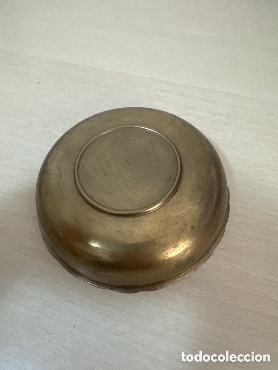 Antig&uuml;edades: Plato de bronce o lat&oacute;n - Foto 4