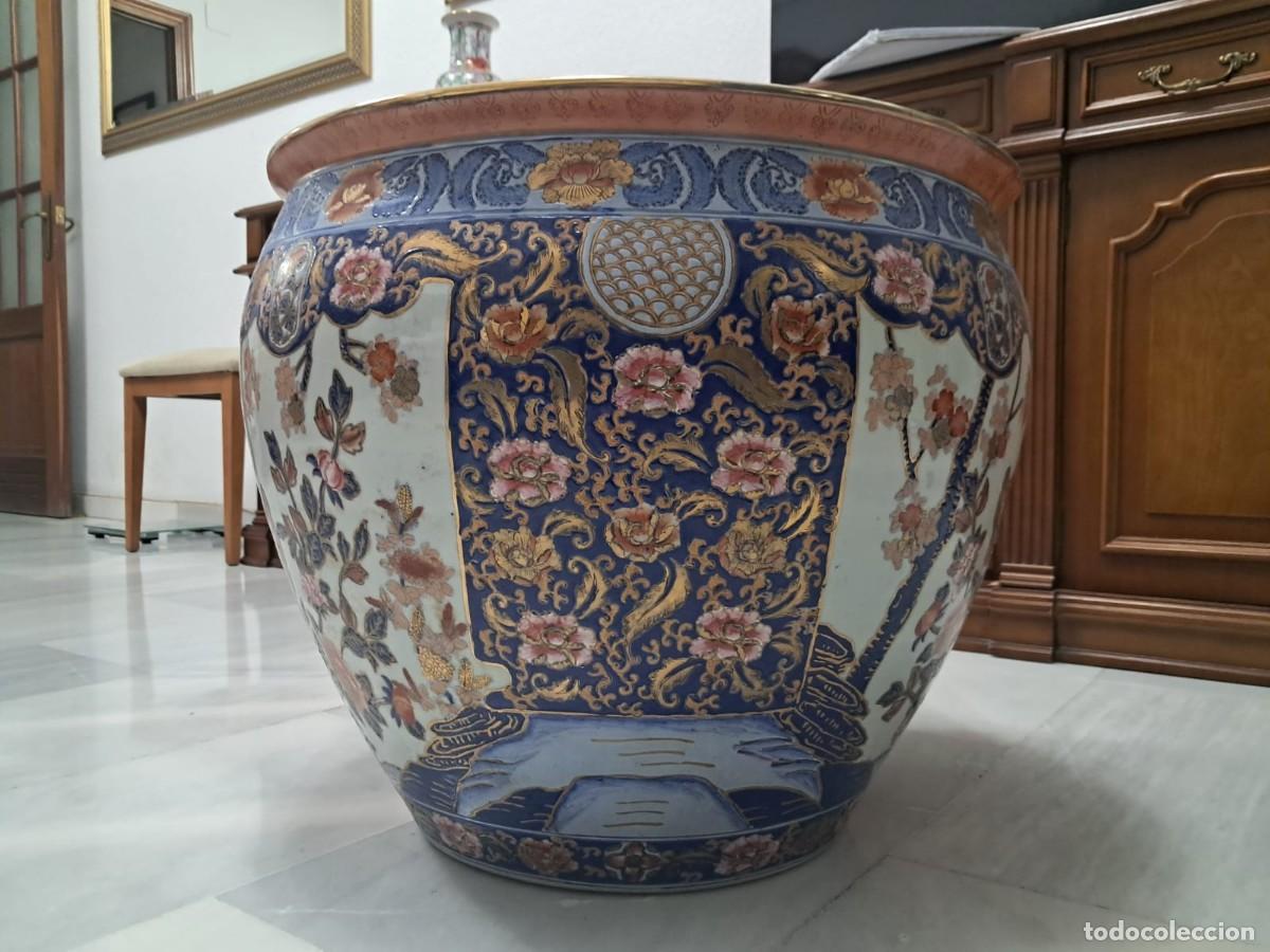 Antig&uuml;edades: Pecera de porcelana china. - Foto 2