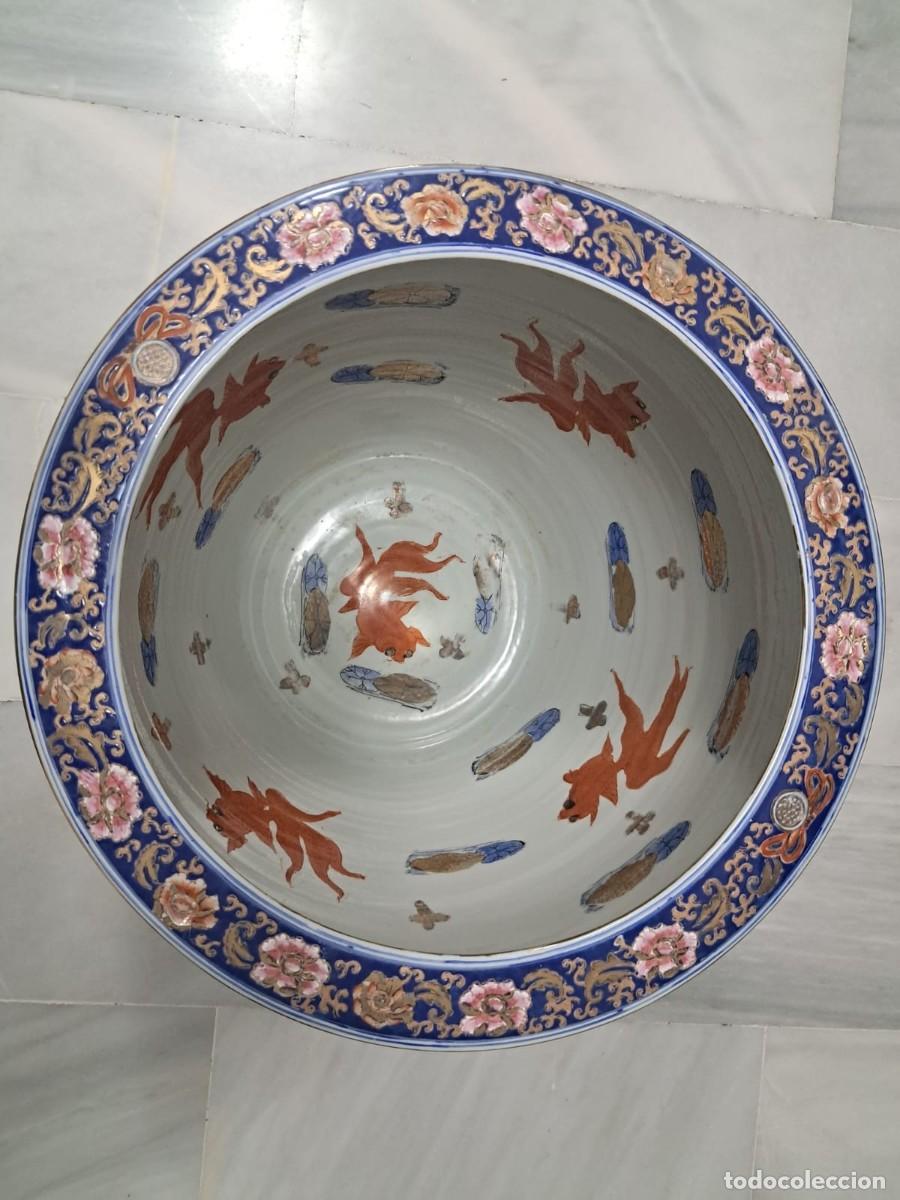 Antig&uuml;edades: Pecera de porcelana china. - Foto 3