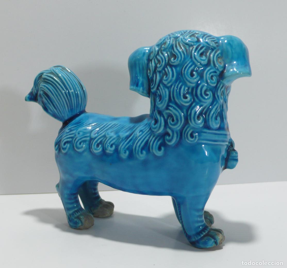 Antig&uuml;edades: PERRO CHINO EN PORCELANA - Foto 2
