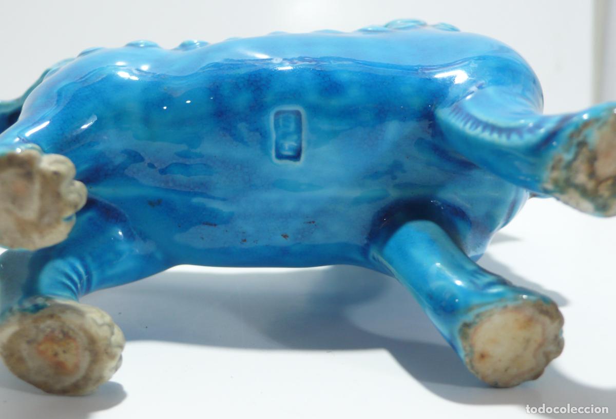 Antig&uuml;edades: PERRO CHINO EN PORCELANA - Foto 3