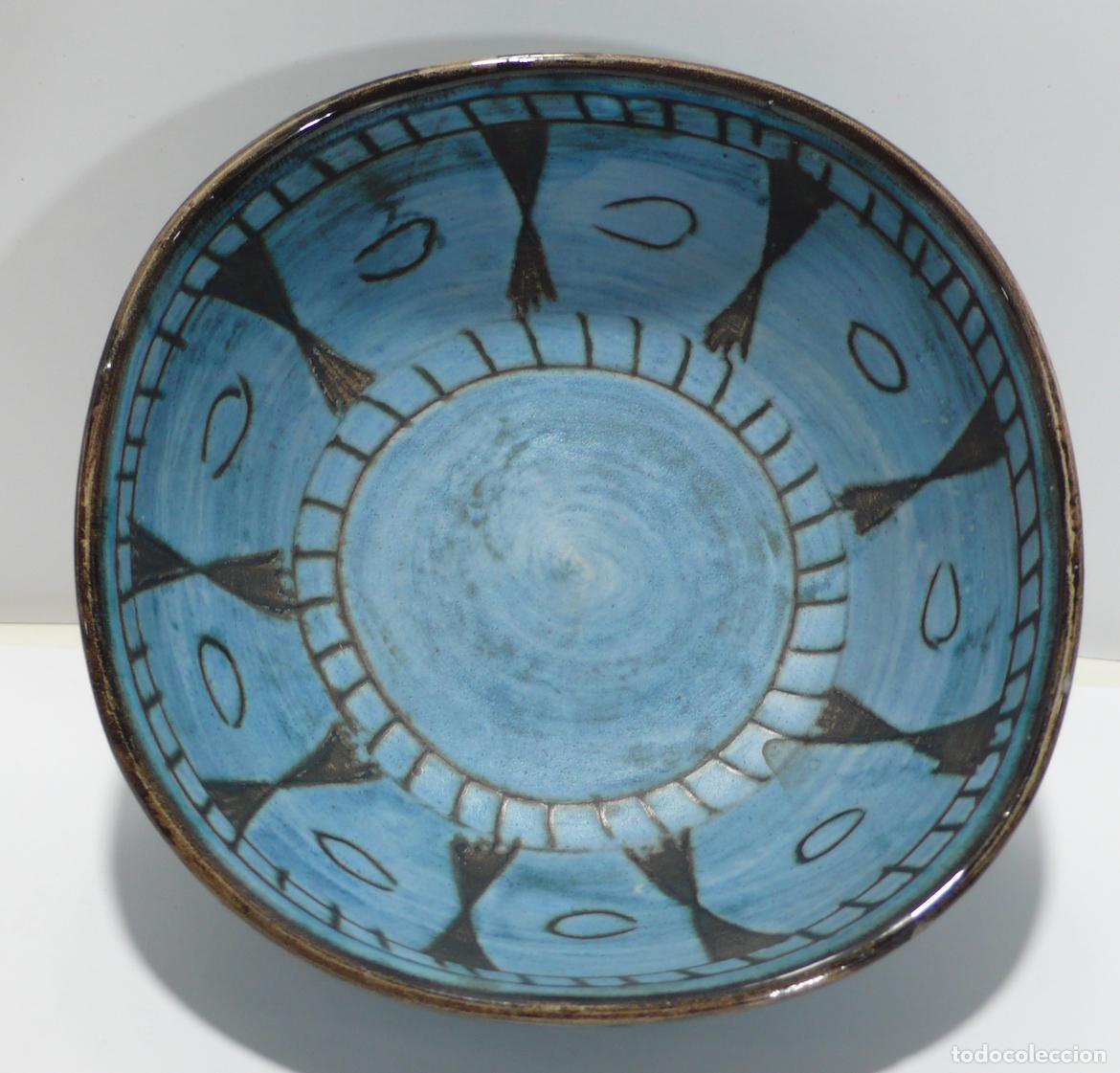 Antig&uuml;edades: PLATO DE CERAMICA DECORADO - Foto 1