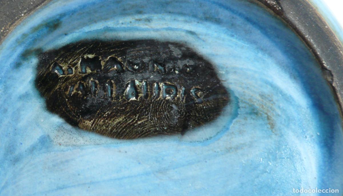 Antig&uuml;edades: PLATO DE CERAMICA DECORADO - Foto 3