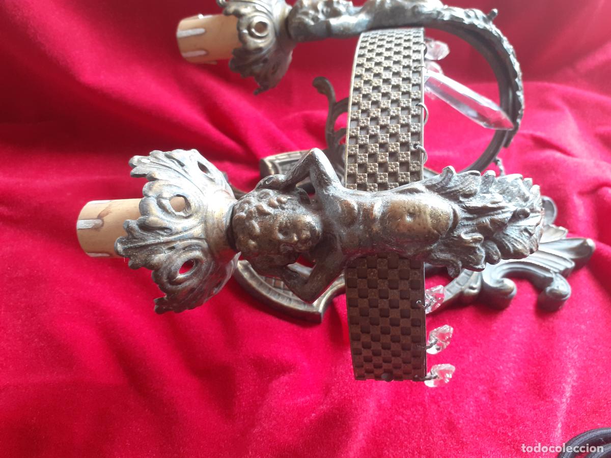 Antig&uuml;edades: Aplique bronce querubines - Foto 7