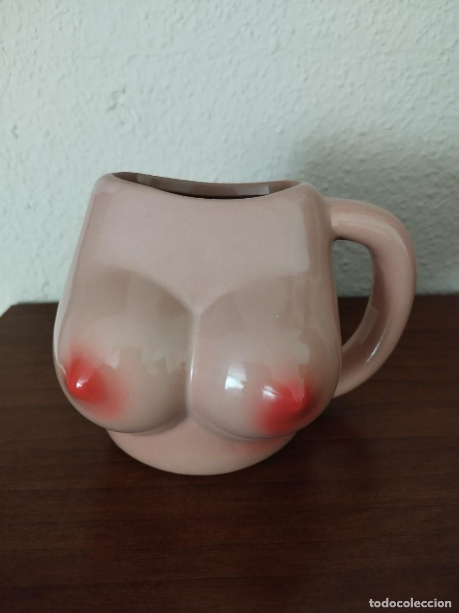 Antig&uuml;edades: Taza pechos mujer cafe - Foto 1