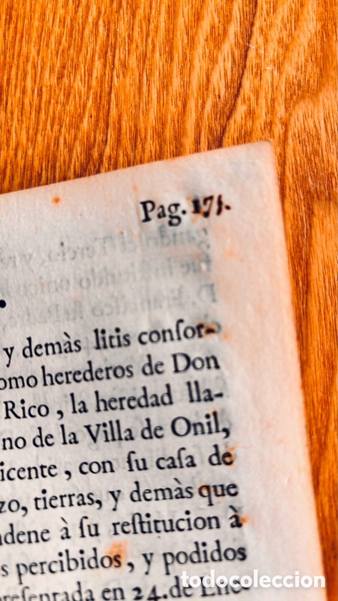 Antig&uuml;edades: Documento Onil 1768, sentencia. - Foto 2