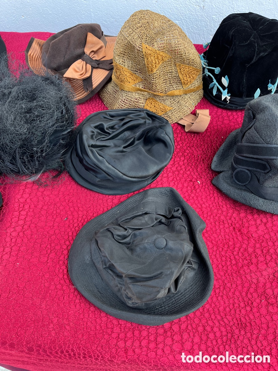 Antig&uuml;edades: Gorros a&ntilde;os 20 o 30 moda &eacute;poca - Foto 4
