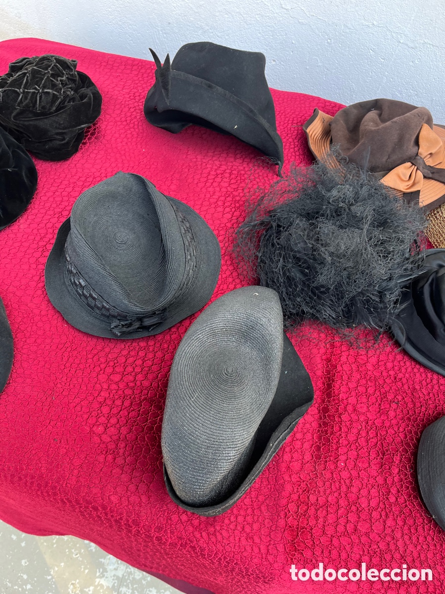 Antig&uuml;edades: Gorros a&ntilde;os 20 o 30 moda &eacute;poca - Foto 5