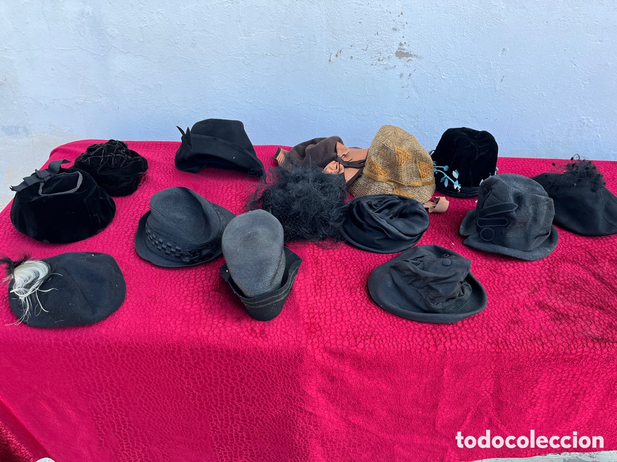 Antig&uuml;edades: Gorros a&ntilde;os 20 o 30 moda &eacute;poca - Foto 1