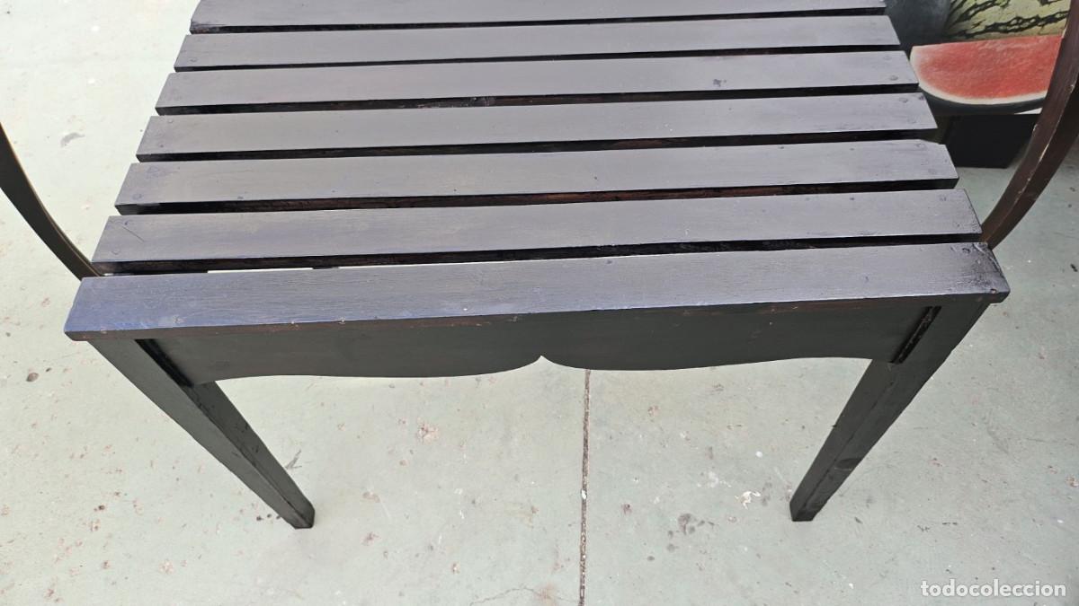Antig&uuml;edades: mesa de maderA OSCURA - Foto 3