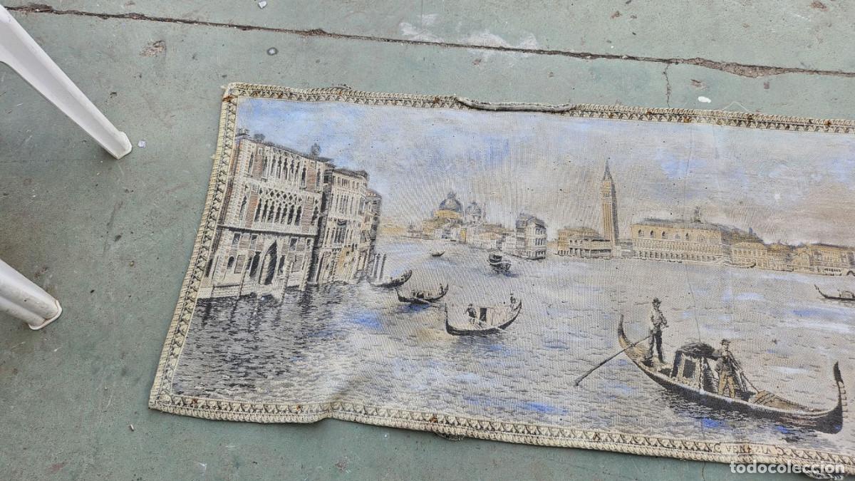 Antig&uuml;edades: tapiz de venecia aniguo - Foto 2