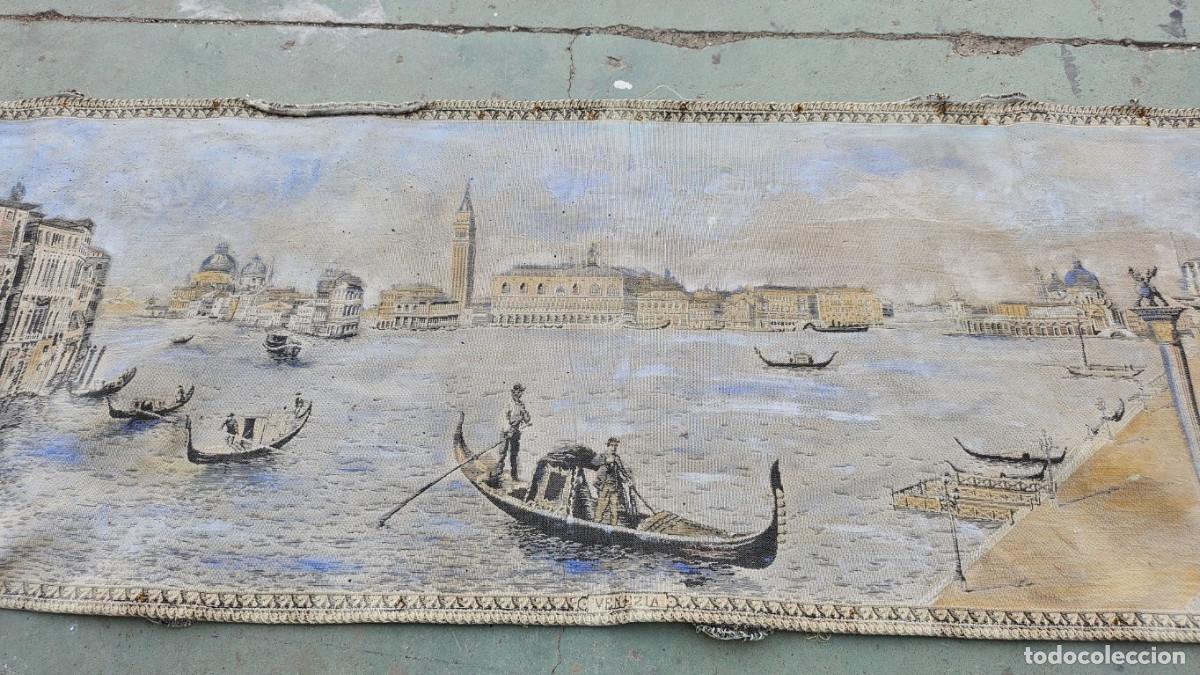 Antig&uuml;edades: tapiz de venecia aniguo - Foto 3
