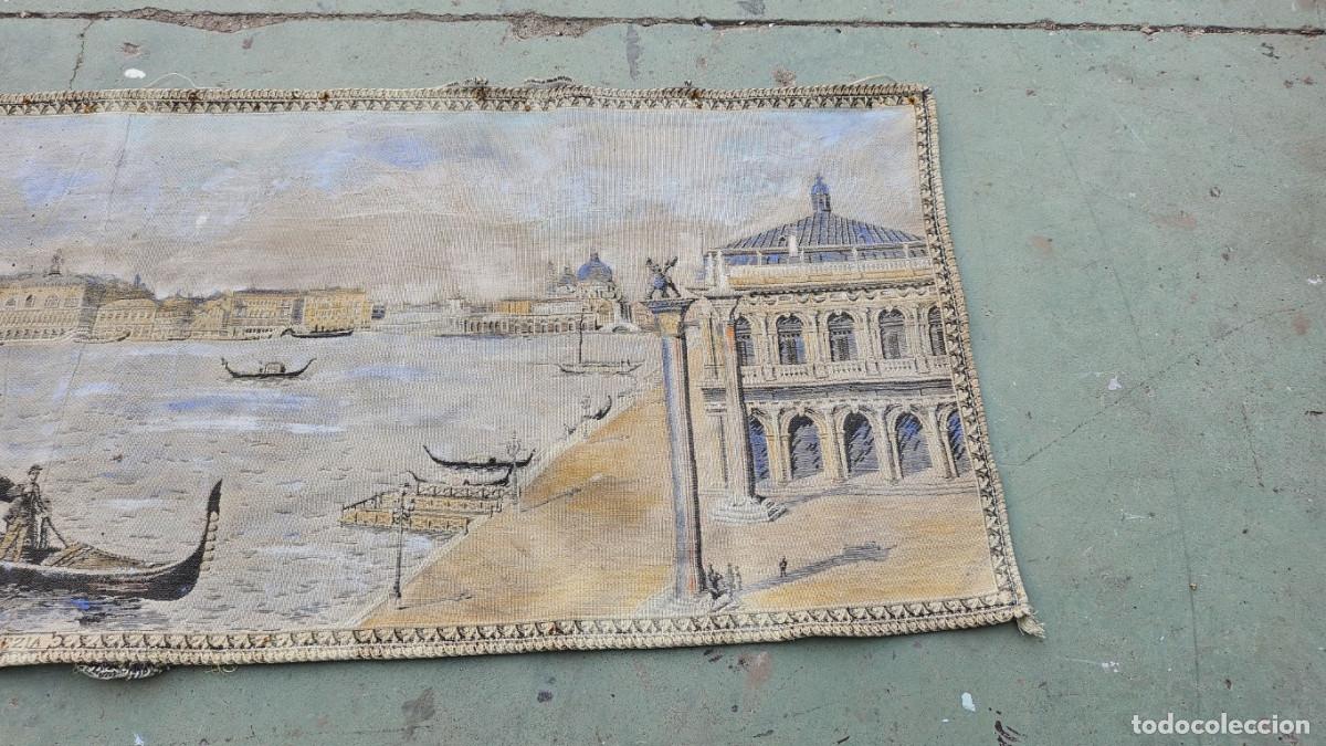 Antig&uuml;edades: tapiz de venecia aniguo - Foto 4