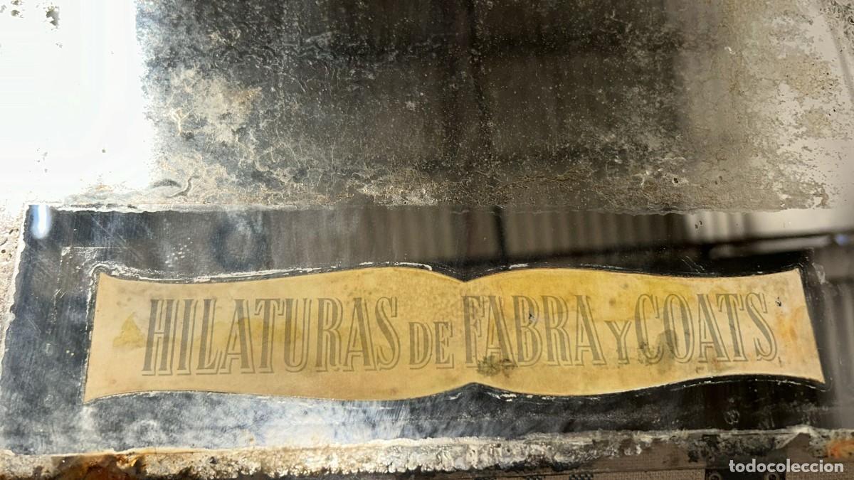 Antig&uuml;edades: ESPEJO PUBLICITARIO ALGODONES COMETE DE 40 X 30 CMS. - Foto 2