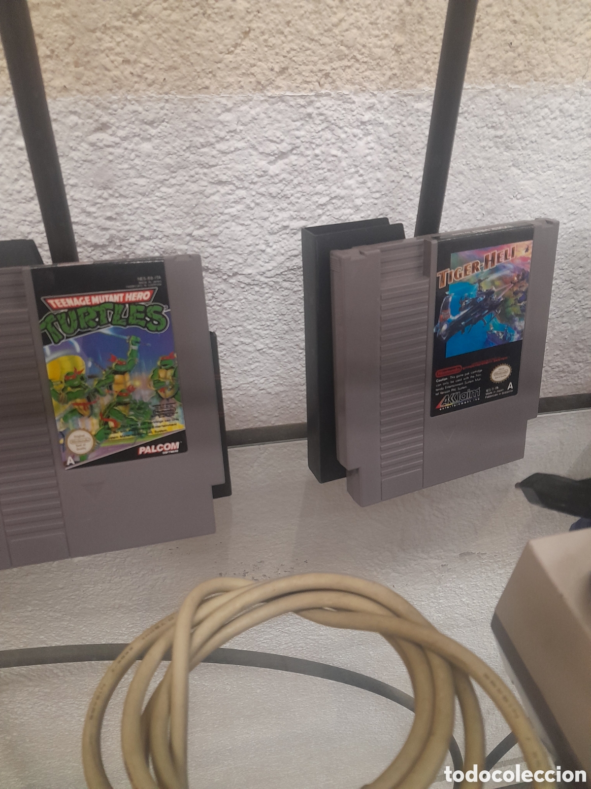 Antig&uuml;edades: Lote Nintendo con juegos - Foto 3