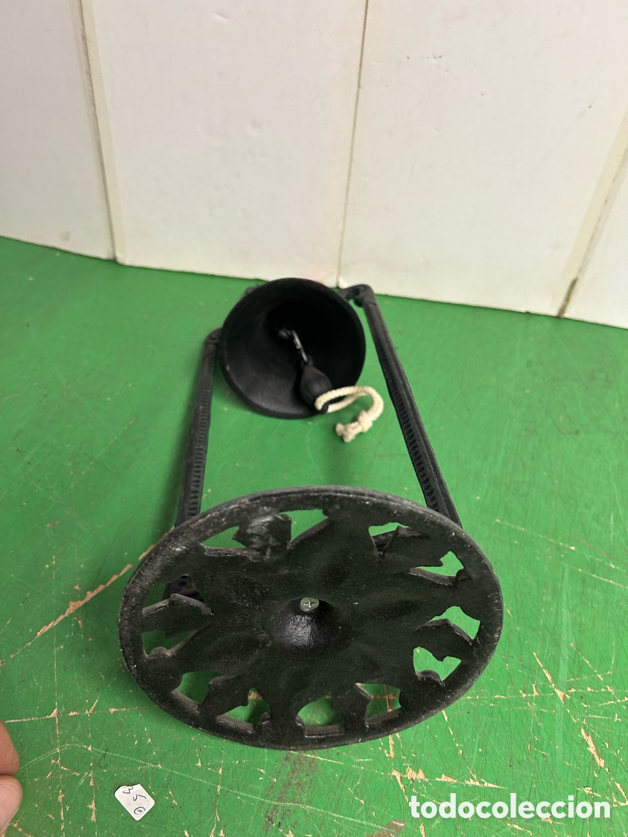 Antig&uuml;edades: CAMPANA METAL DE MESA - Foto 3