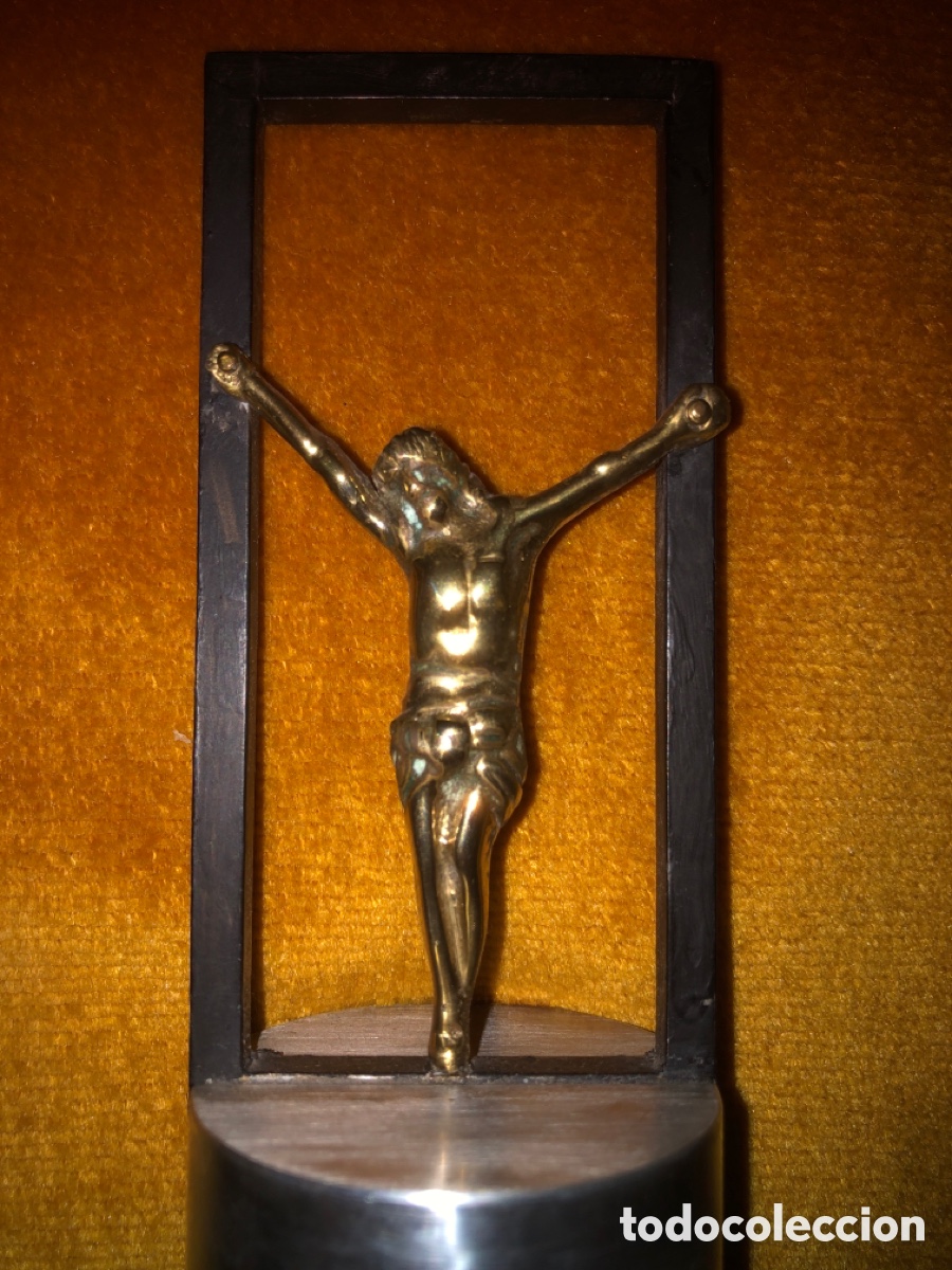 Antig&uuml;edades: Cristo crucificado de mesa - Foto 2