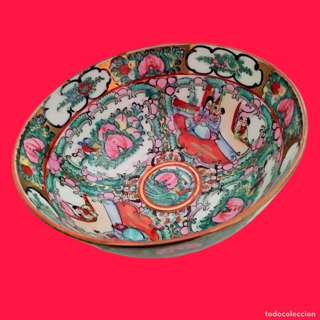 Antig&uuml;edades: PRECIOSO BOL O CUENCO PARA ARROZ DE PORCELANA DE MACAO ( MACAU ) - CON SELLO EN SU BASE - ANTIGUO