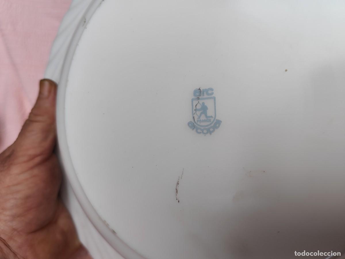 Antig&uuml;edades: PLATO CERAMICA DECORADO ARCOPAL 30 CM - Foto 4