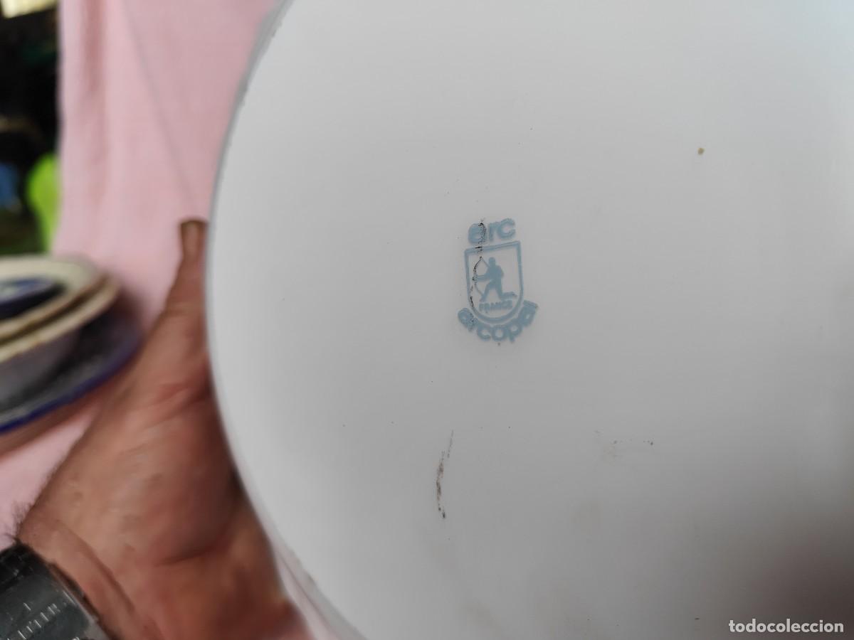 Antig&uuml;edades: PLATO CERAMICA DECORADO ARCOPAL 30 CM - Foto 5