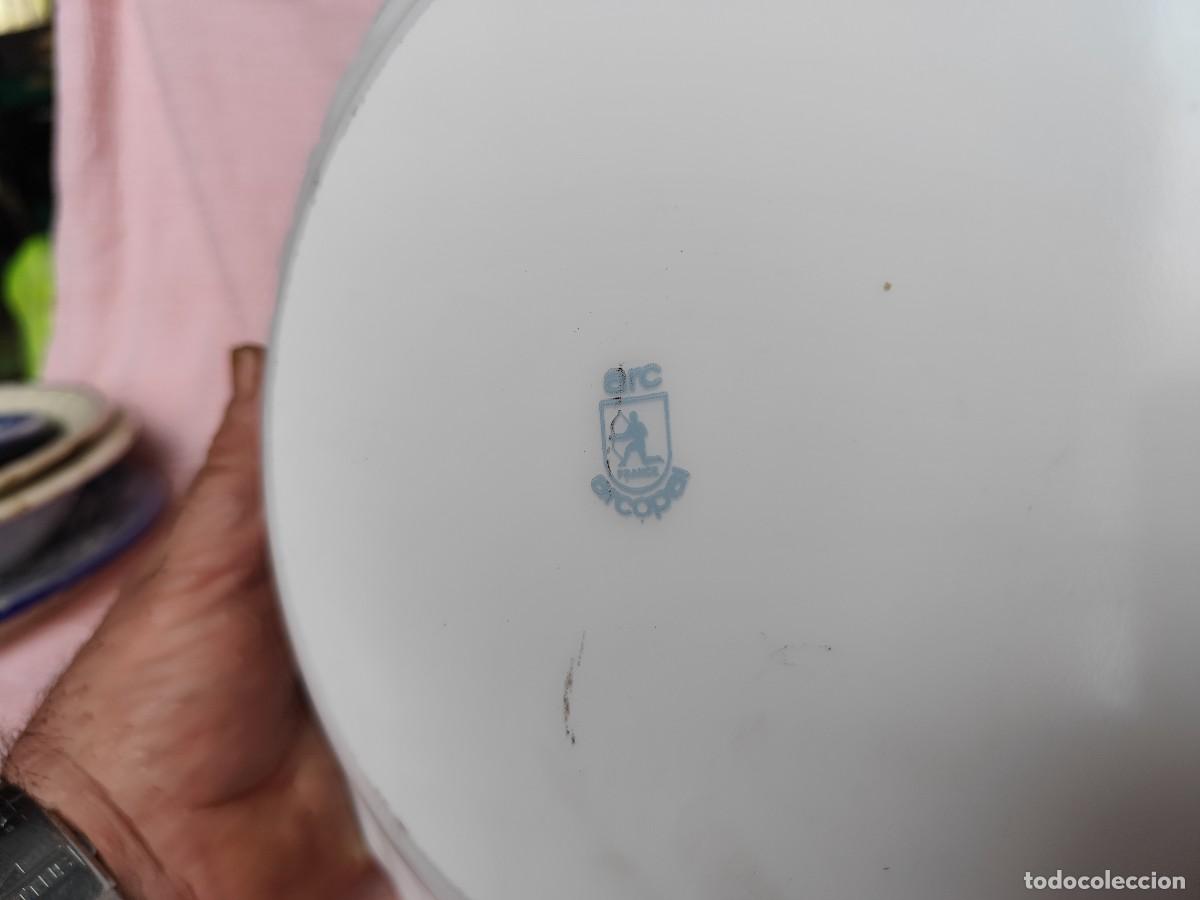 Antig&uuml;edades: PLATO CERAMICA DECORADO ARCOPAL 30 CM - Foto 6