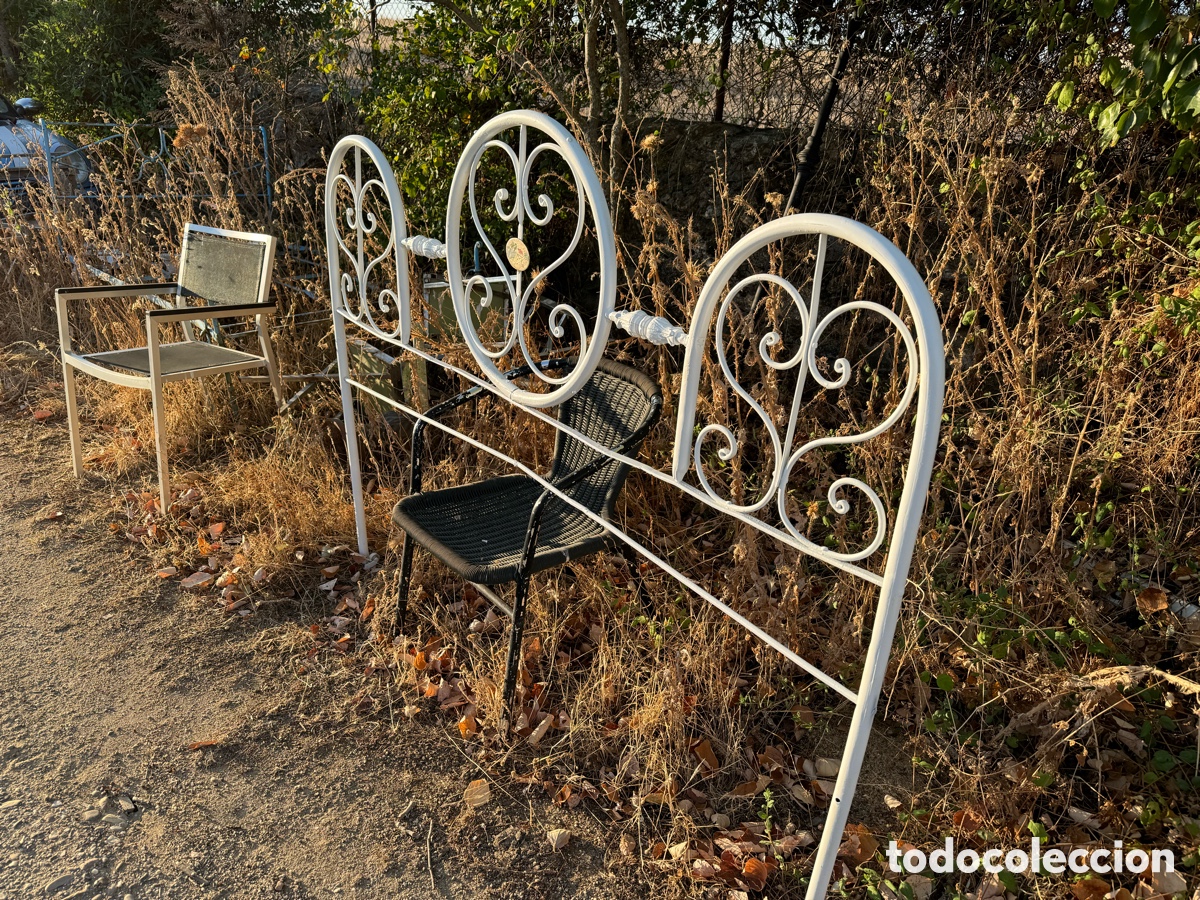 Antig&uuml;edades: Cama antigua en hierro - Foto 3