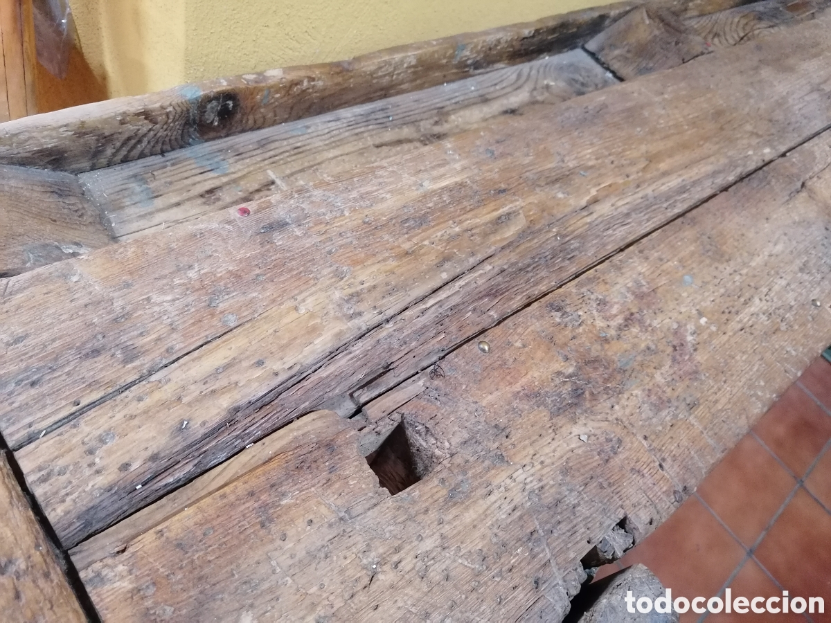 Antig&uuml;edades: Gran banco de trabajo - Foto 5