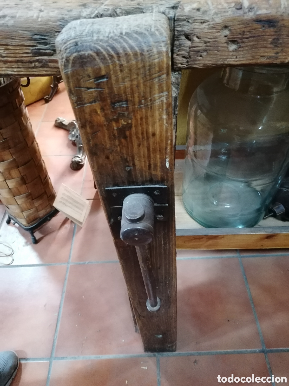 Antig&uuml;edades: Gran banco de trabajo - Foto 6