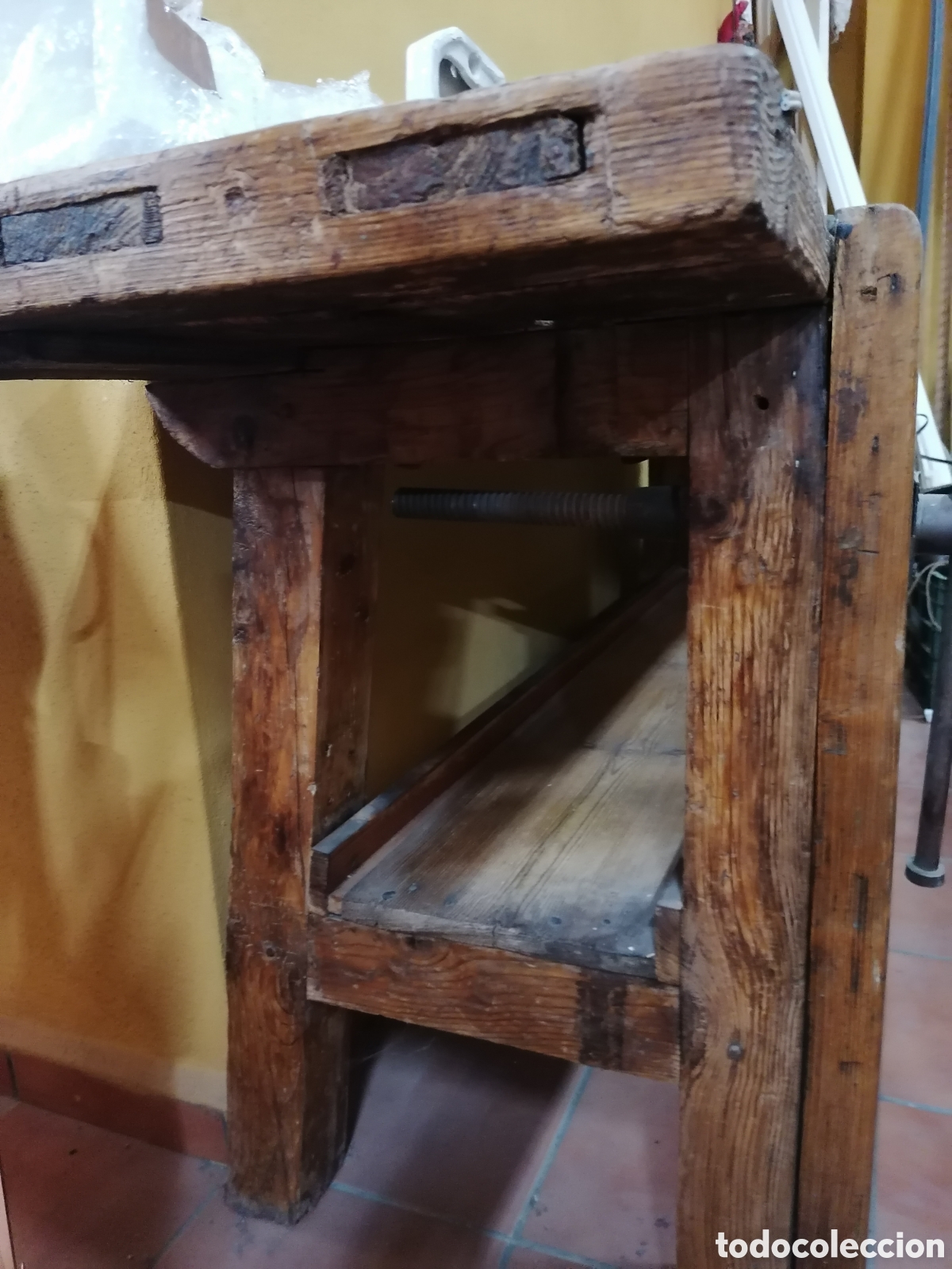 Antig&uuml;edades: Gran banco de trabajo - Foto 8