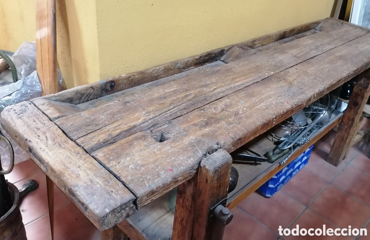 Antig&uuml;edades: Gran banco de trabajo - Foto 1