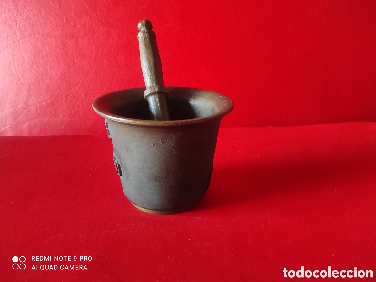 Antig&uuml;edades: Mortero o almirez en bronce - Foto 3
