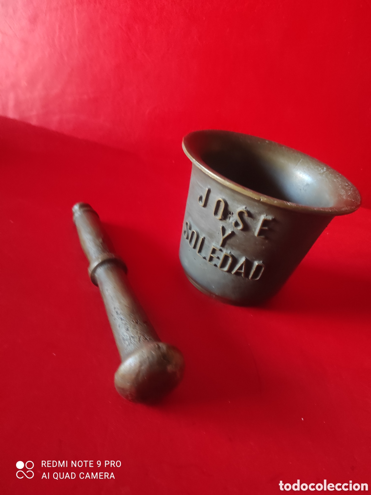 Antig&uuml;edades: Mortero o almirez en bronce - Foto 7