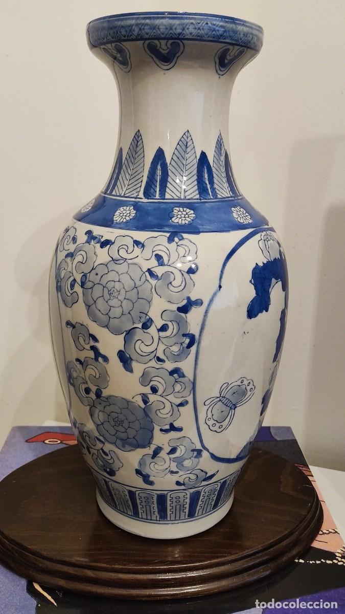 Antig&uuml;edades: JARRON CHINO PORCELANA - Foto 2