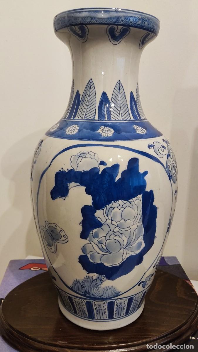 Antig&uuml;edades: JARRON CHINO PORCELANA - Foto 3