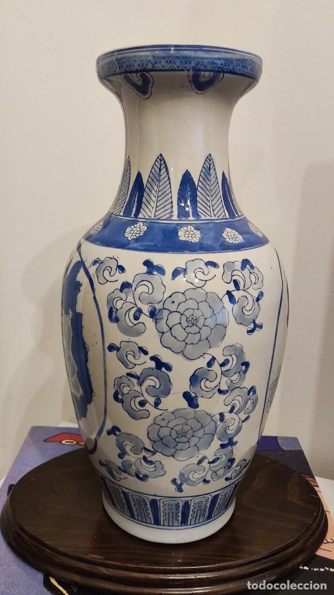 Antig&uuml;edades: JARRON CHINO PORCELANA - Foto 4
