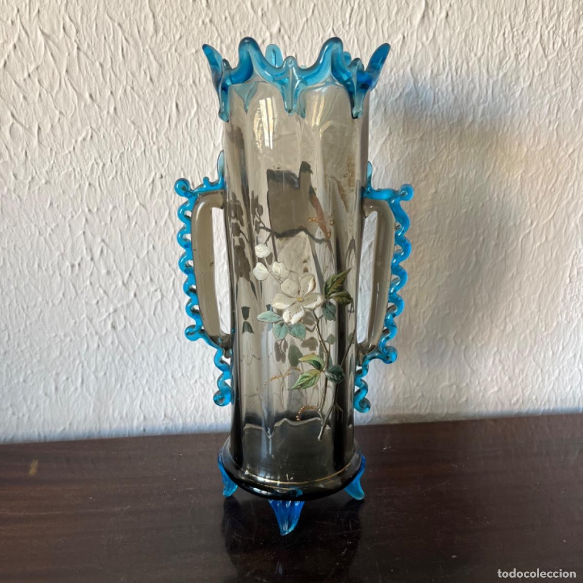 Antig&uuml;edades: Jarra modernista azul - Foto 1