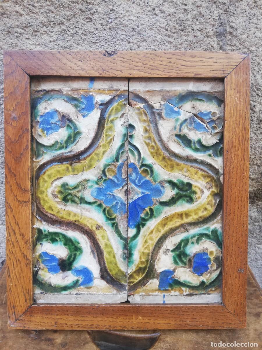 Antig&uuml;edades: AZULEJO SEVILLANO S. XVI - Foto 1
