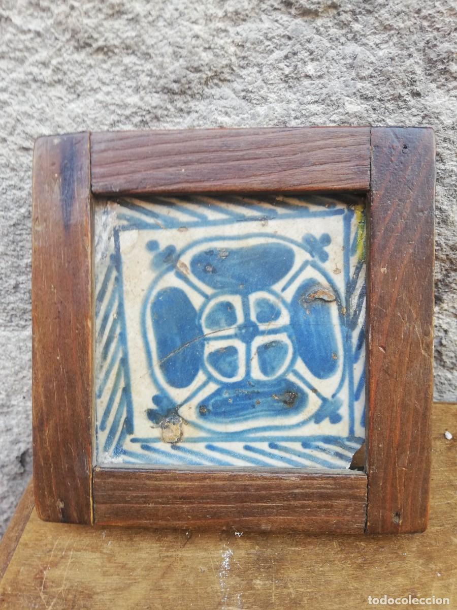 Antig&uuml;edades: AZULEJO VALENCIANO S. XV - Foto 1