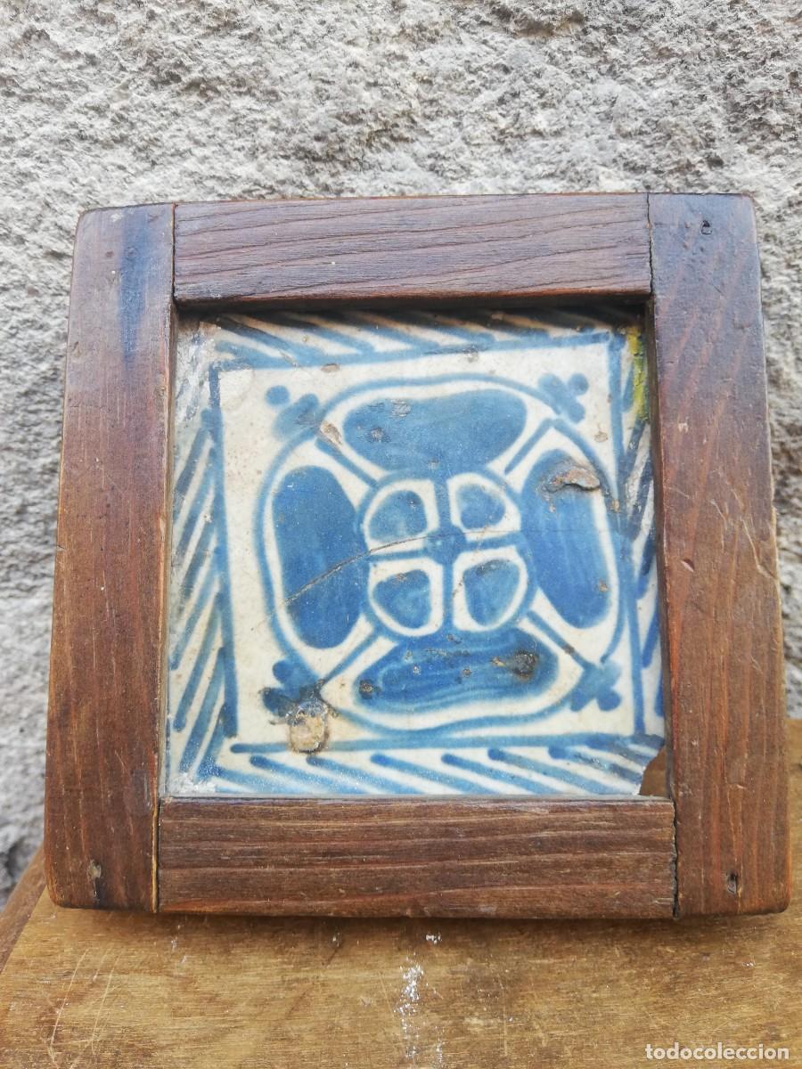 Antig&uuml;edades: AZULEJO VALENCIANO S. XV - Foto 2