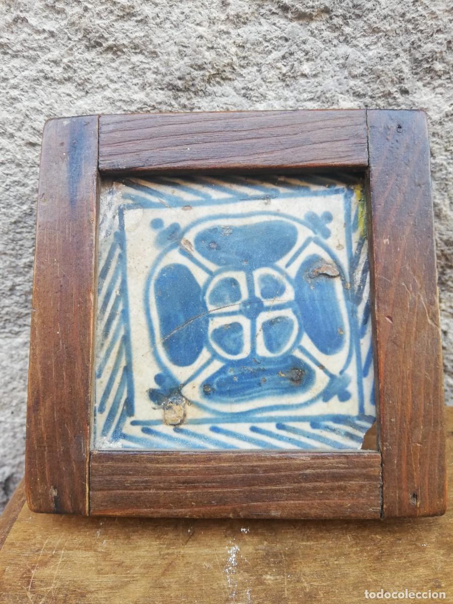Antig&uuml;edades: AZULEJO VALENCIANO S. XV - Foto 3