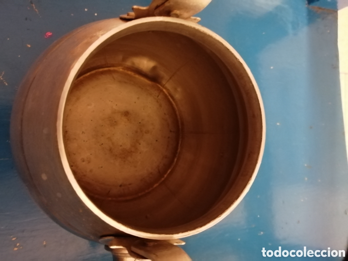 Antig&uuml;edades: Antigua tetera de aluminio - Foto 5