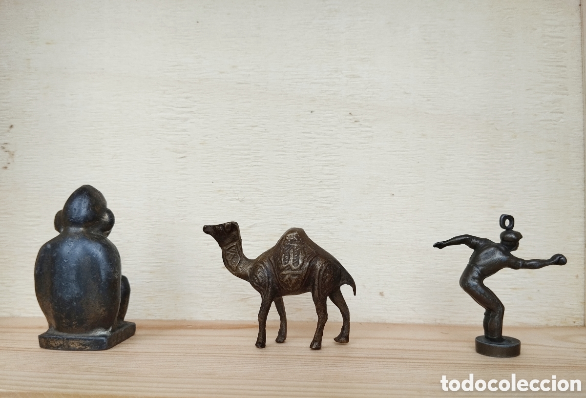 Antig&uuml;edades: Figuras antiguas de metal - Foto 2
