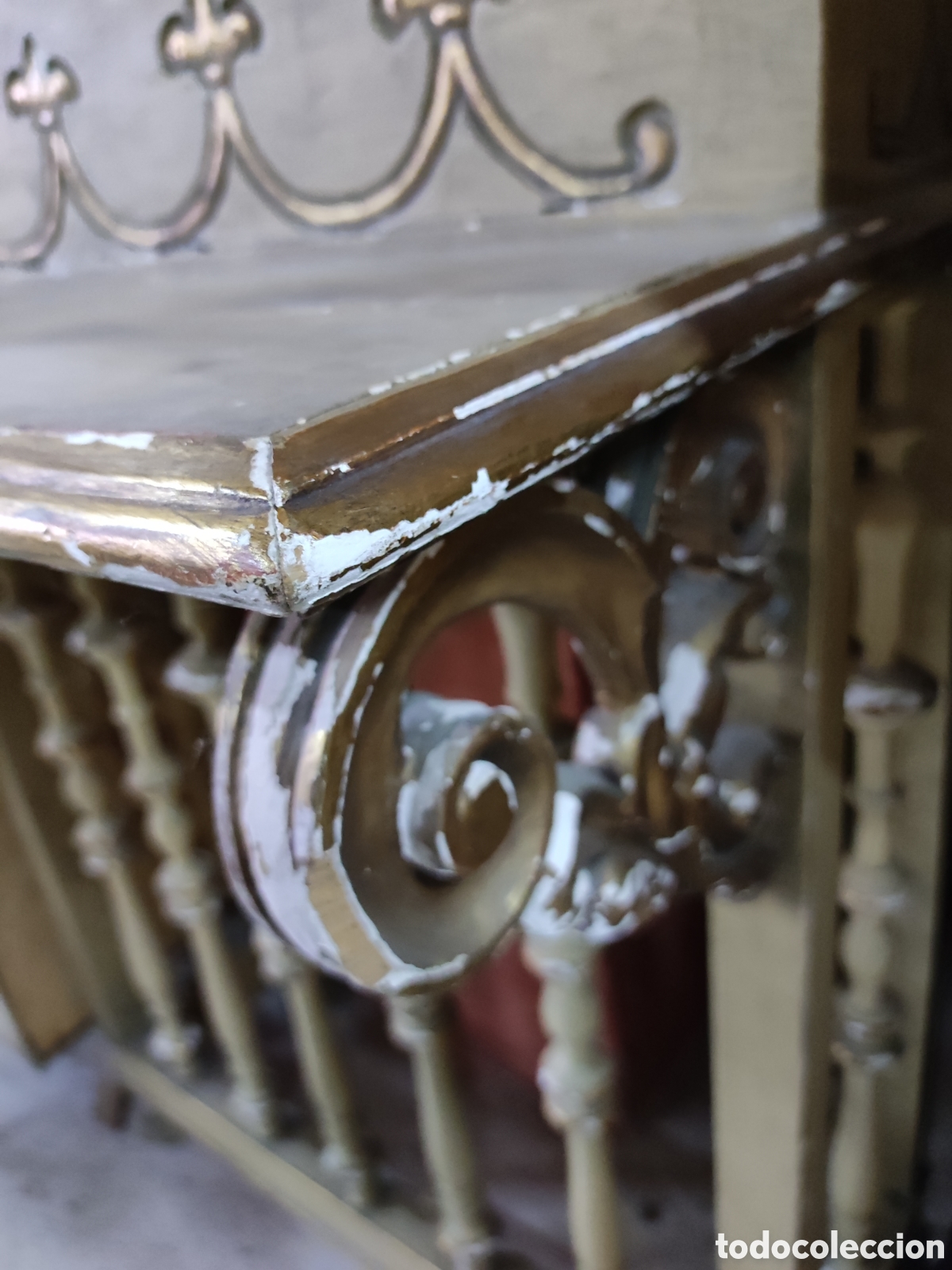 Antig&uuml;edades: Mueble consola policromado. - Foto 6