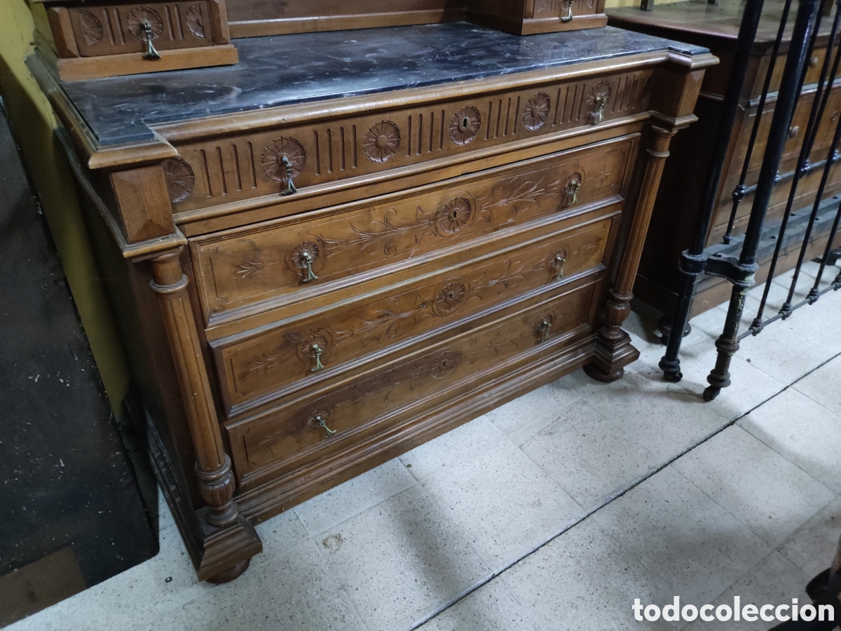 Antig&uuml;edades: C&oacute;moda tocador de estilo italiano - Foto 2
