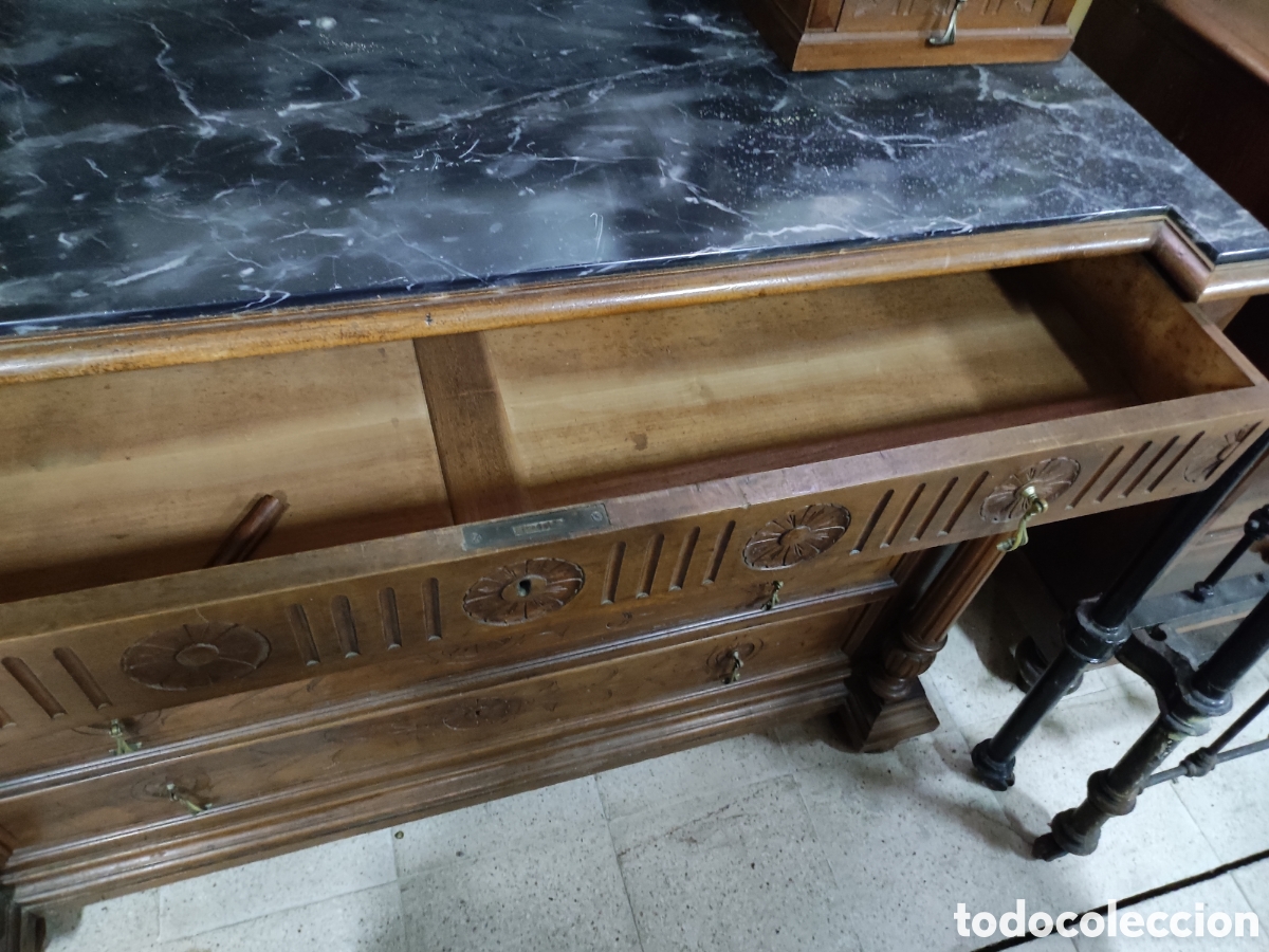 Antig&uuml;edades: C&oacute;moda tocador de estilo italiano - Foto 5