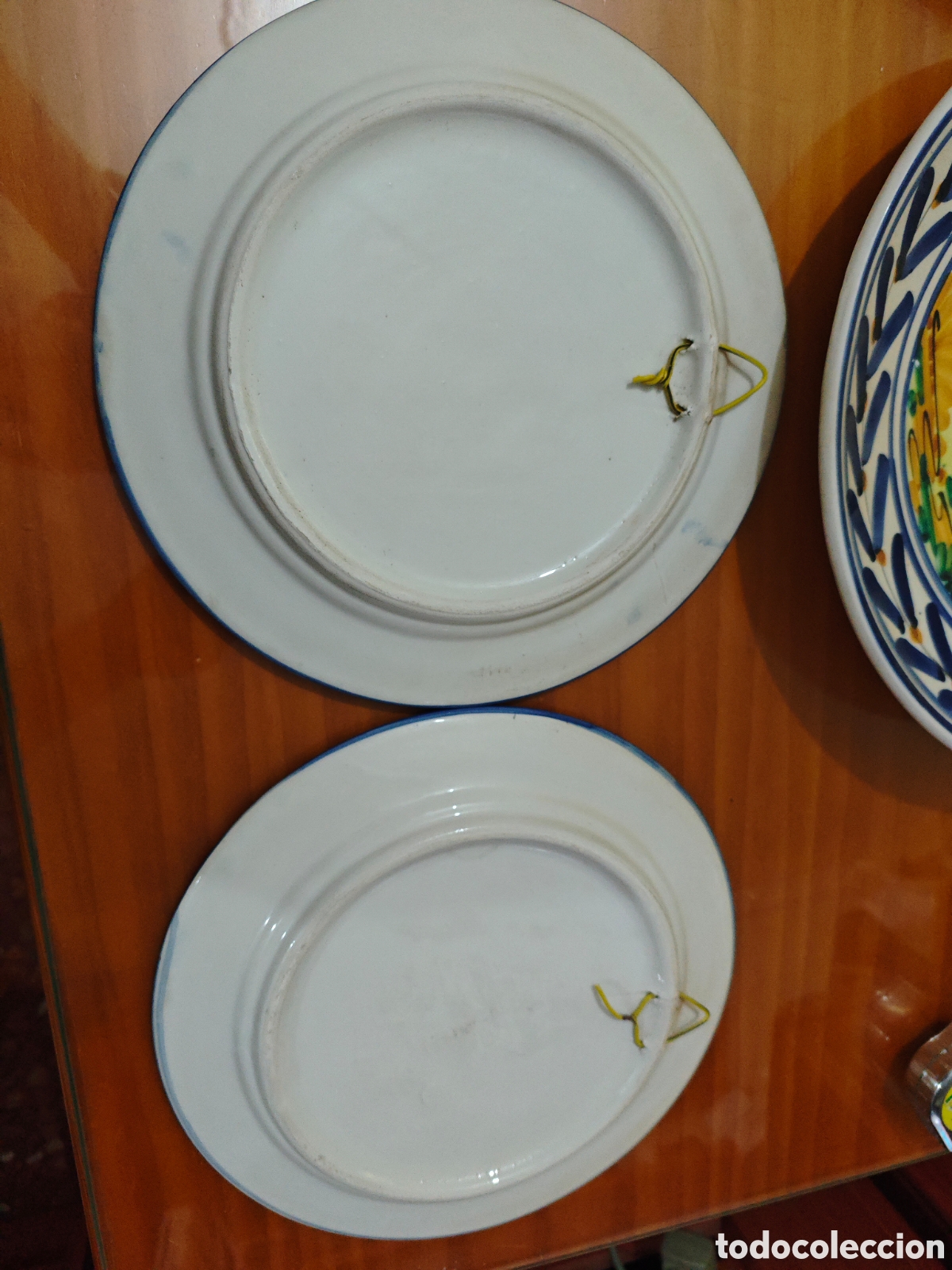 Antig&uuml;edades: Lote de 6 Platos de Ceramica. - Foto 7