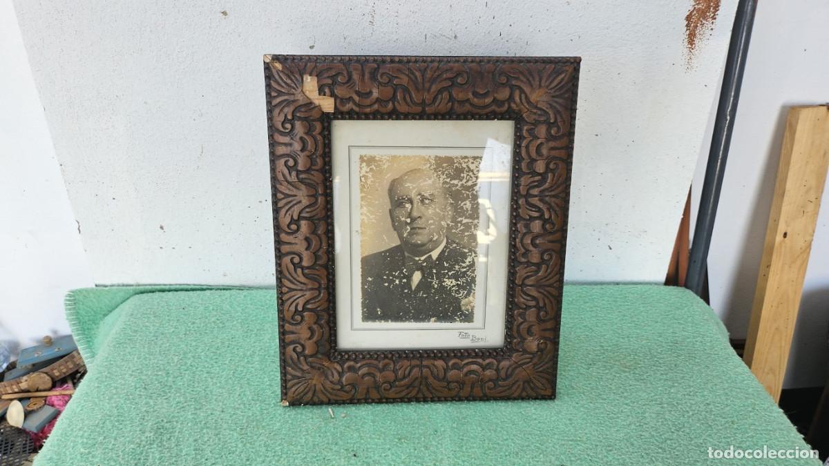 Antig&uuml;edades: marco antiguo de madera - Foto 1